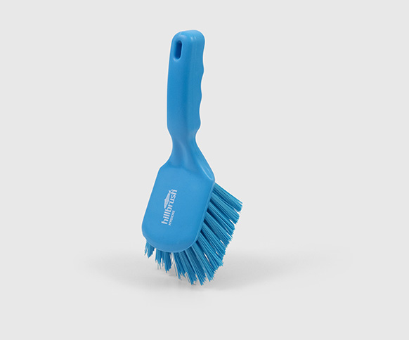 D4B - 10'' hand brush, stiff, blue